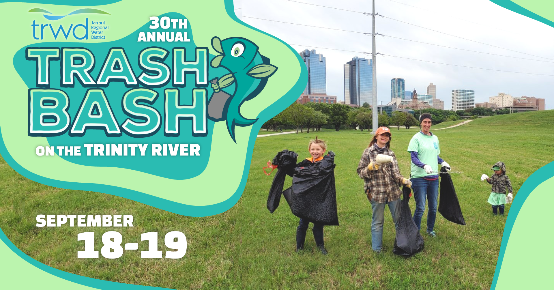 TRWD Trash Bash Returns to the Trinity River for the 30th Year